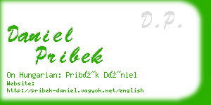 daniel pribek business card